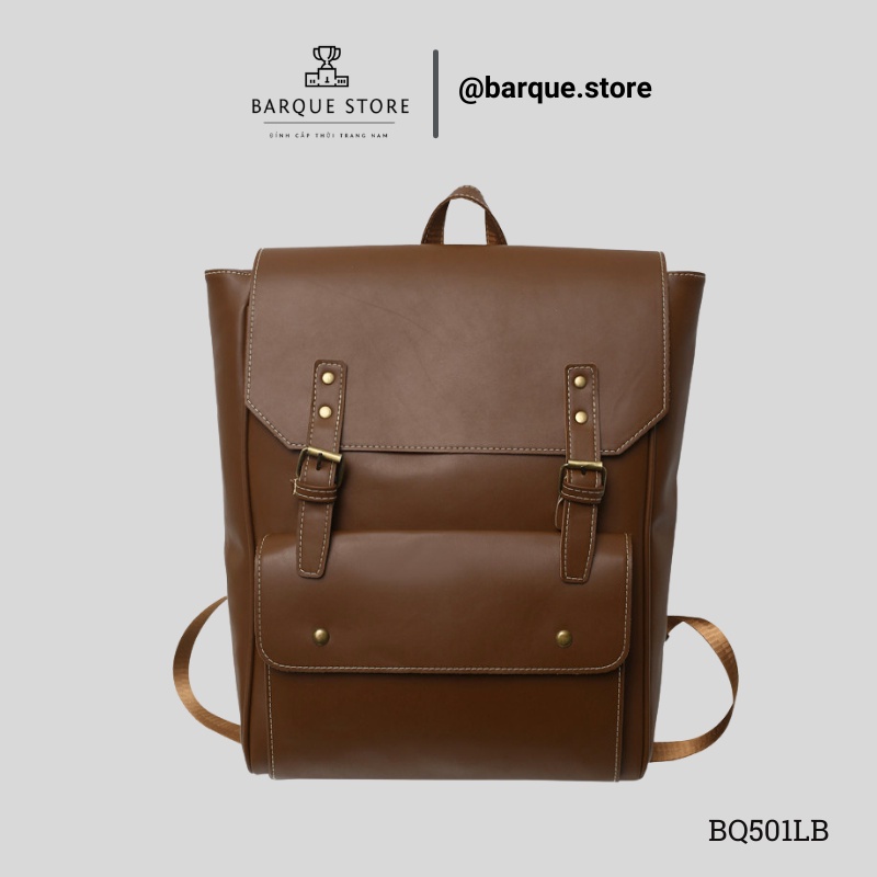 Balo da nam đựng laptop phong cách Hàn Quốc  BQ501