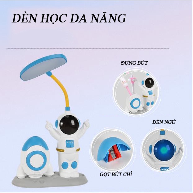 Đèn Led phi hành gia đa năng Full bộ-Đèn học đa năng