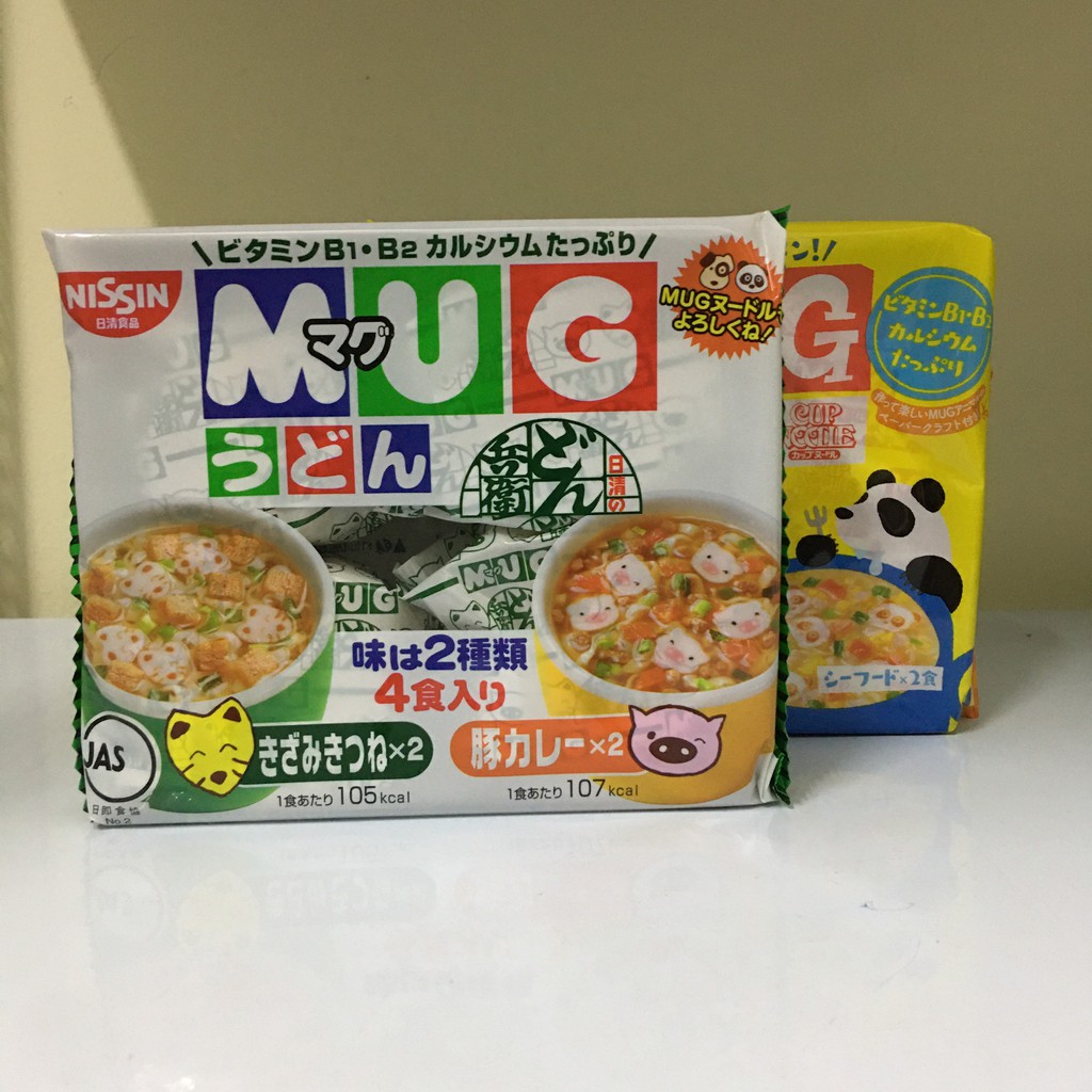 Mỳ Mug Nhật Bản cho bé ăn