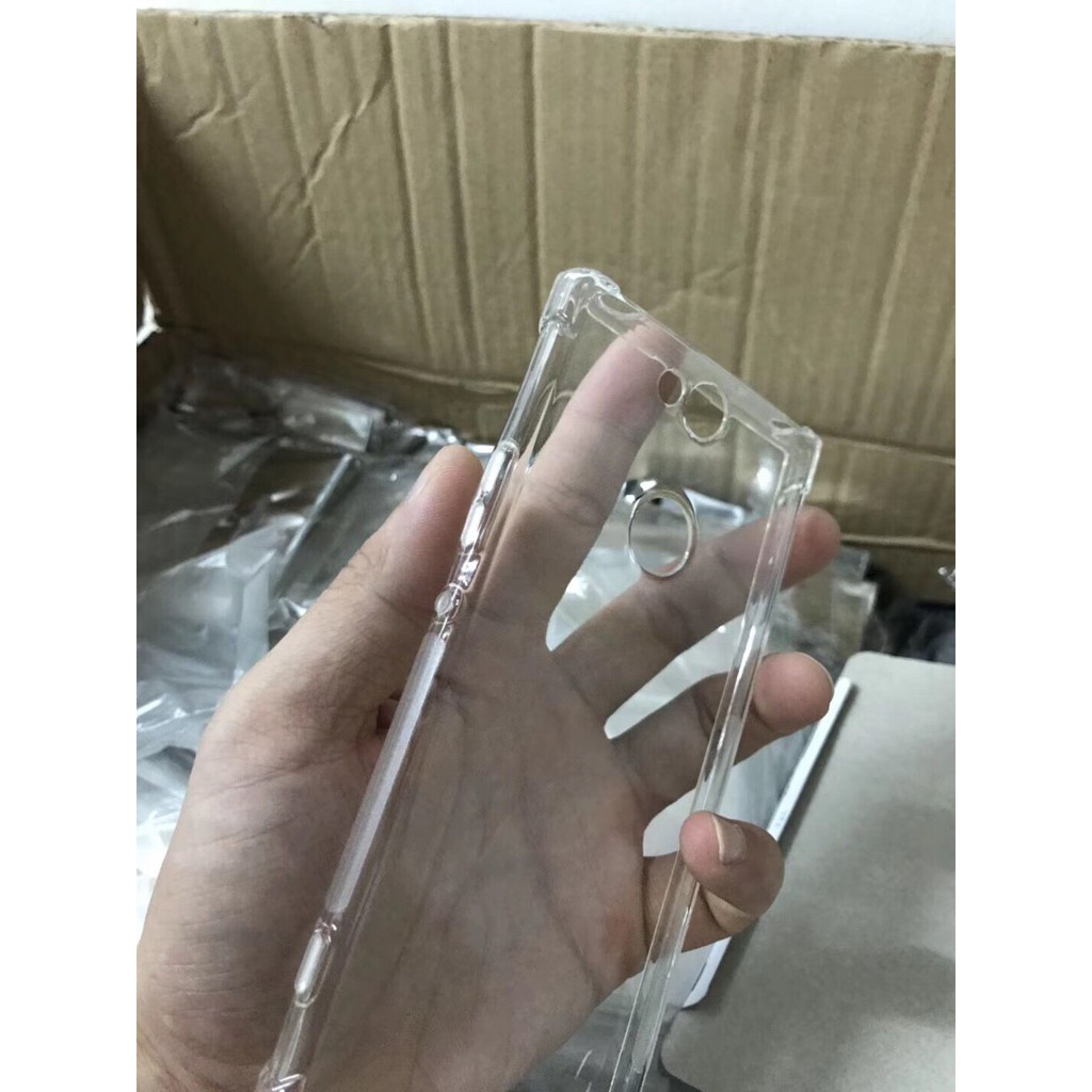 Ready Stock Transparent Shockproof Case For Sony Xperia XA2 Plus Clear Cover
