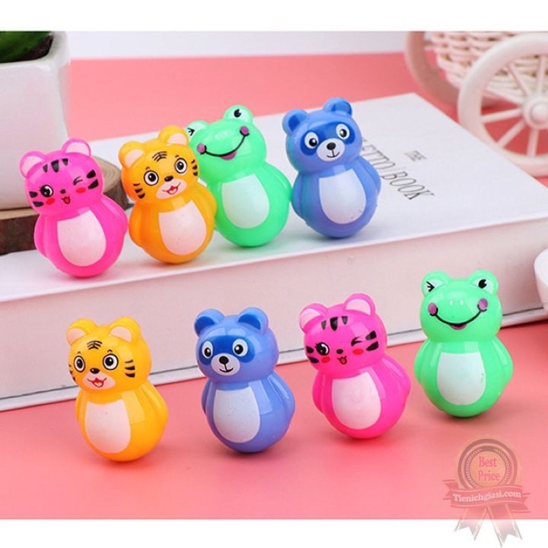 Lật đật mini hình thú đáng yêu vui nhộn