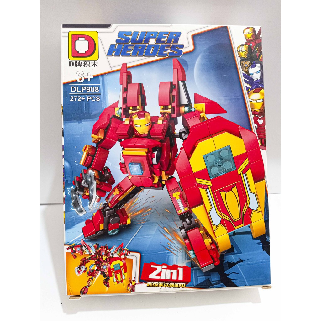 lego siêu nhân robot biến hình 2in1  272 chi tiết- DLP908