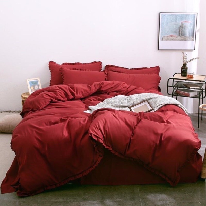 COTTON TC - Viền bèo - bộ vỏ chăn ga giường | BigBuy360 - bigbuy360.vn