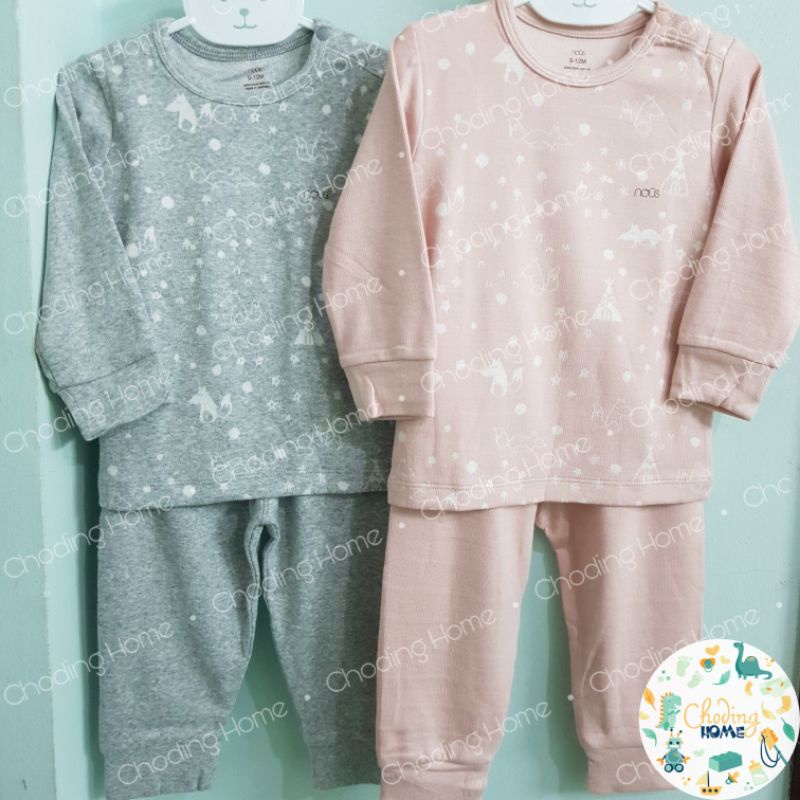 Bộ Dài Tay Nỉ Mỏng Nous Velours Cài Vai N8 Cài Giữa N22 • 0-3M 3-6M 6-9M 9-12M • Choding Home