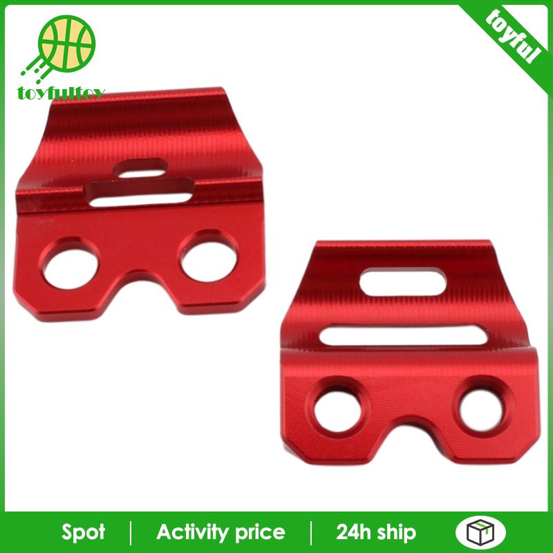 Set 2 Kẹp Giữ Dây Phanh Bằng Hợp Kim Nhôm Màu Đỏ Cho Honda CR125