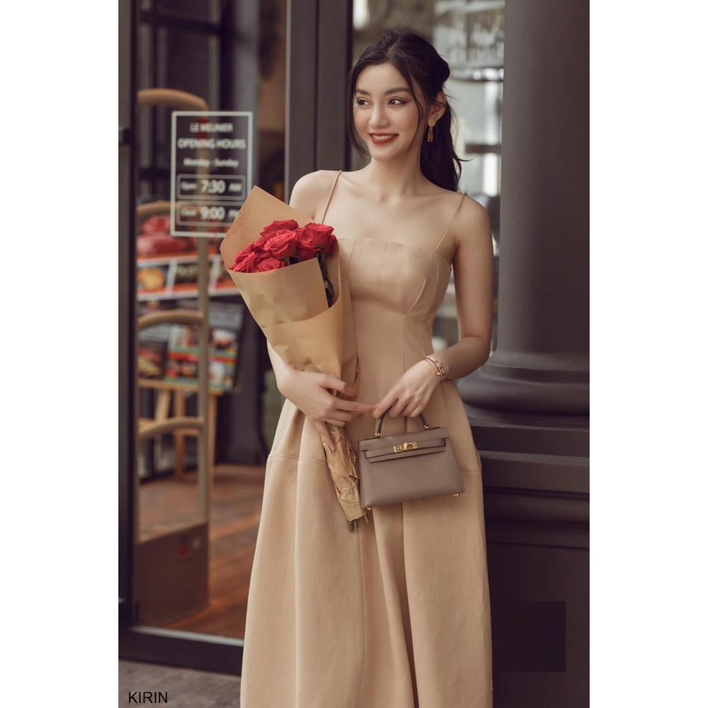 Đầm thiết kế dự tiệc 2 dây - Đầm dự tiệc sang trọng Kirin dress - Đầm maxi thiết kế (napubee)