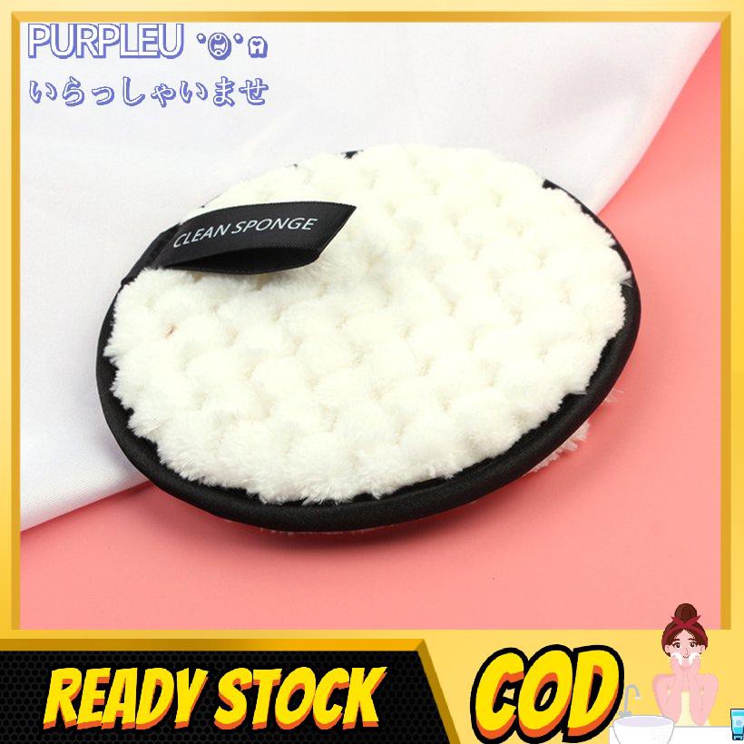 Lazy Water Cleansing Powder Puff Double - Sided Wash Sponge Cleansing Make Up Removal Pads Make Up Cleansing Pads