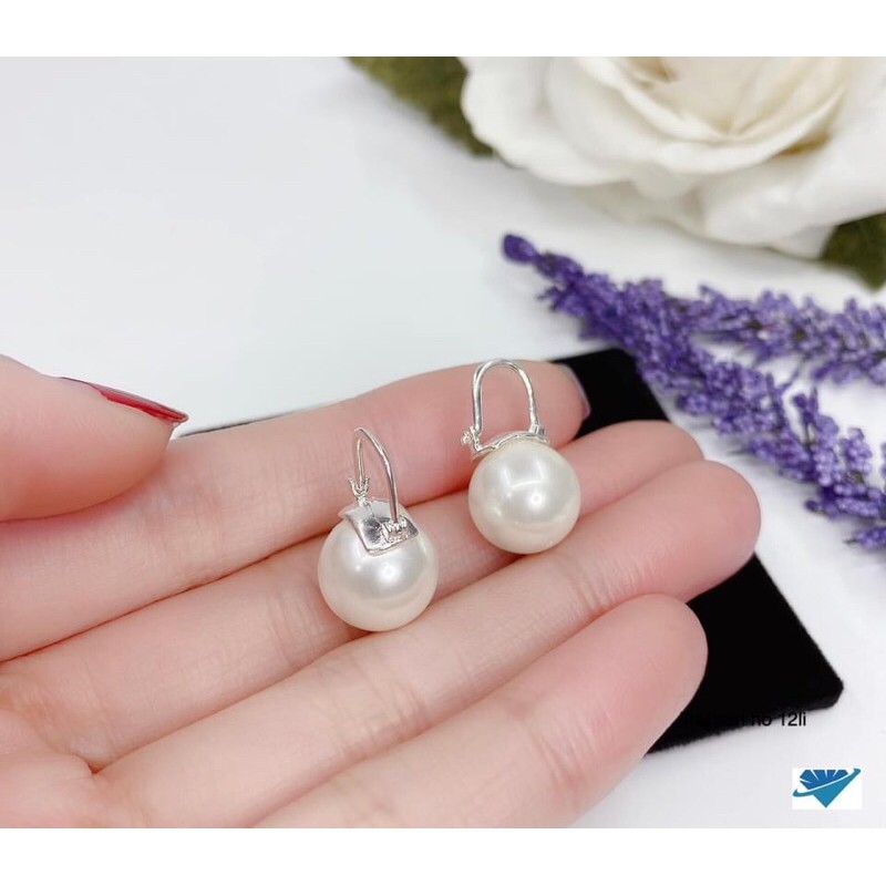 BÔNG TAI TRAI 12LI ĐEO CỰC XINH BẠC TA