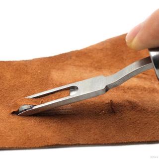 Dùi đục làm đồ da handmade cán gỗ DIY