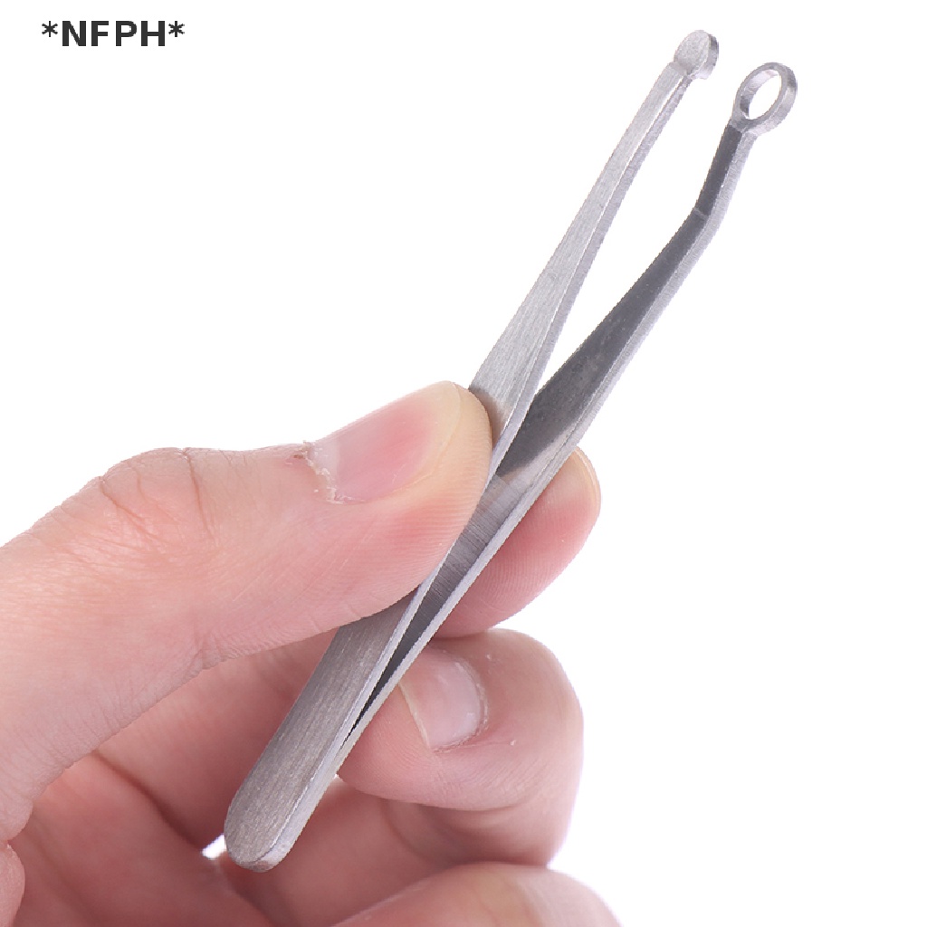 Nhíp Tỉa Lông Mày / Mũi Đầu Tròn Bằng Thép Không Gỉ Tiện Dụng