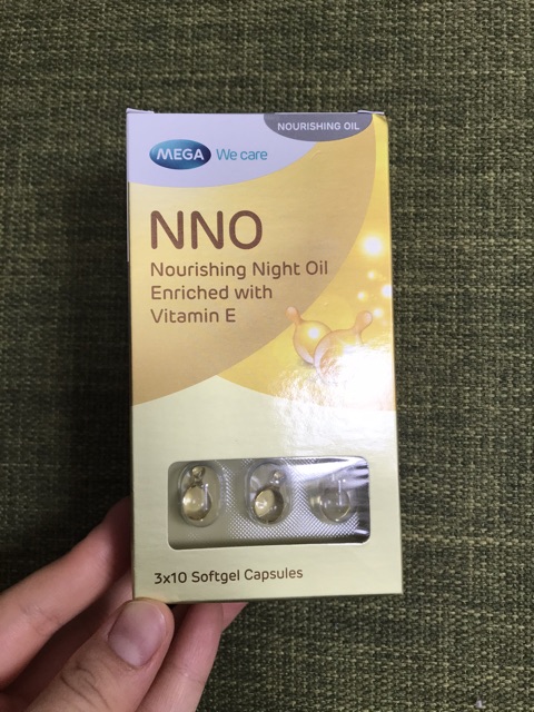 Dầu dưỡng trắng da ban đêm NNO Nourishing Night Oil hộp 30v