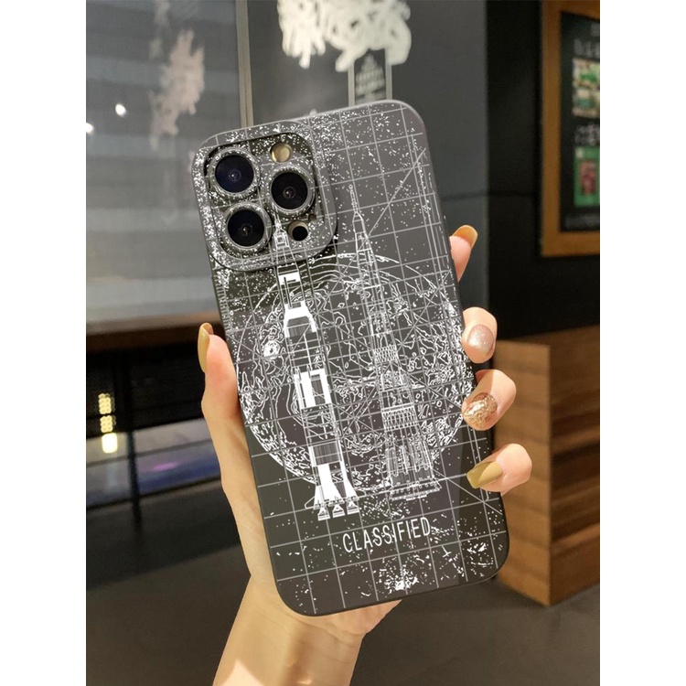 Ốp Điện Thoại Góc Vuông In Logo NASA Cho Xiaomi Redmi Note 11 Pro 5G 11S 10 Pro 4G 10S Redmi 10C 9C A1