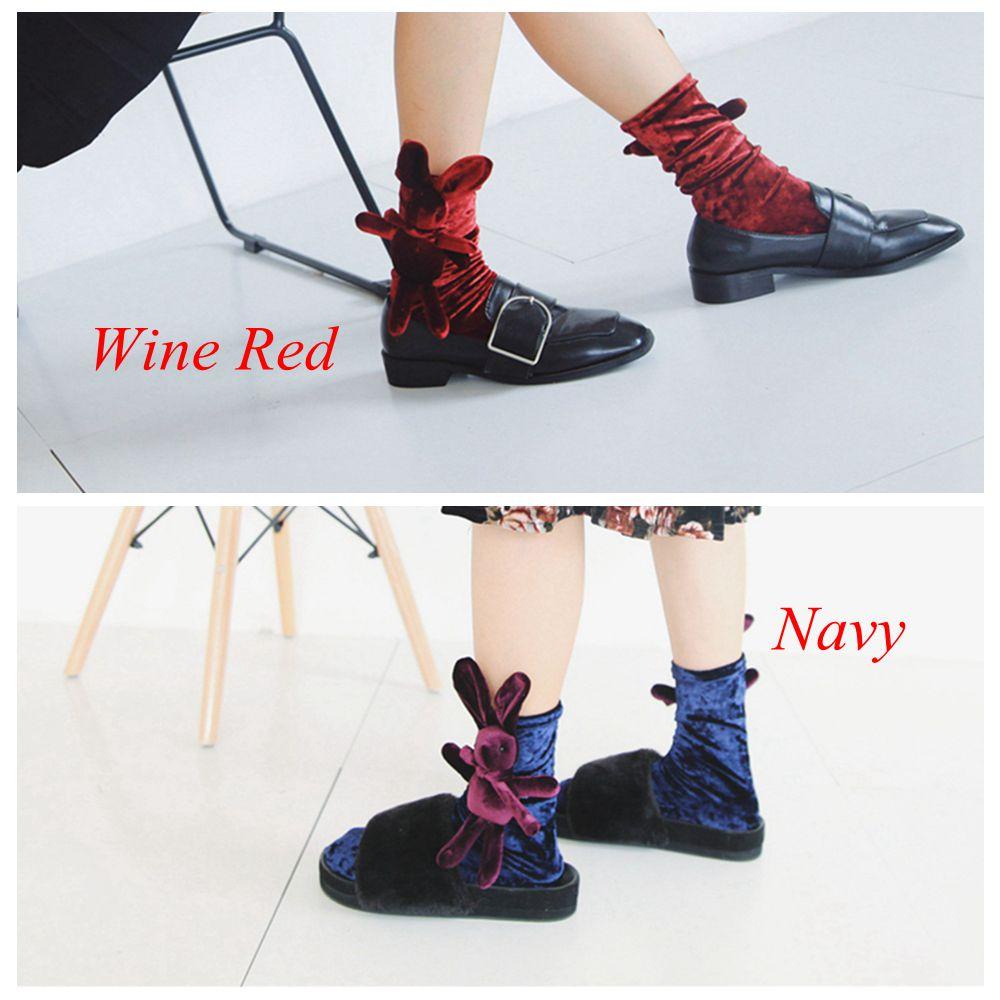 ROSE Vớ Nhung Mềm Giữ Ấm Mùa Đông