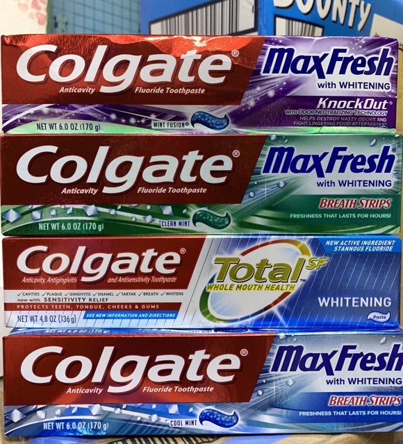 KEM ĐÁNH RĂNG COLGATE MAXFRESH - Total  -  181g -212g