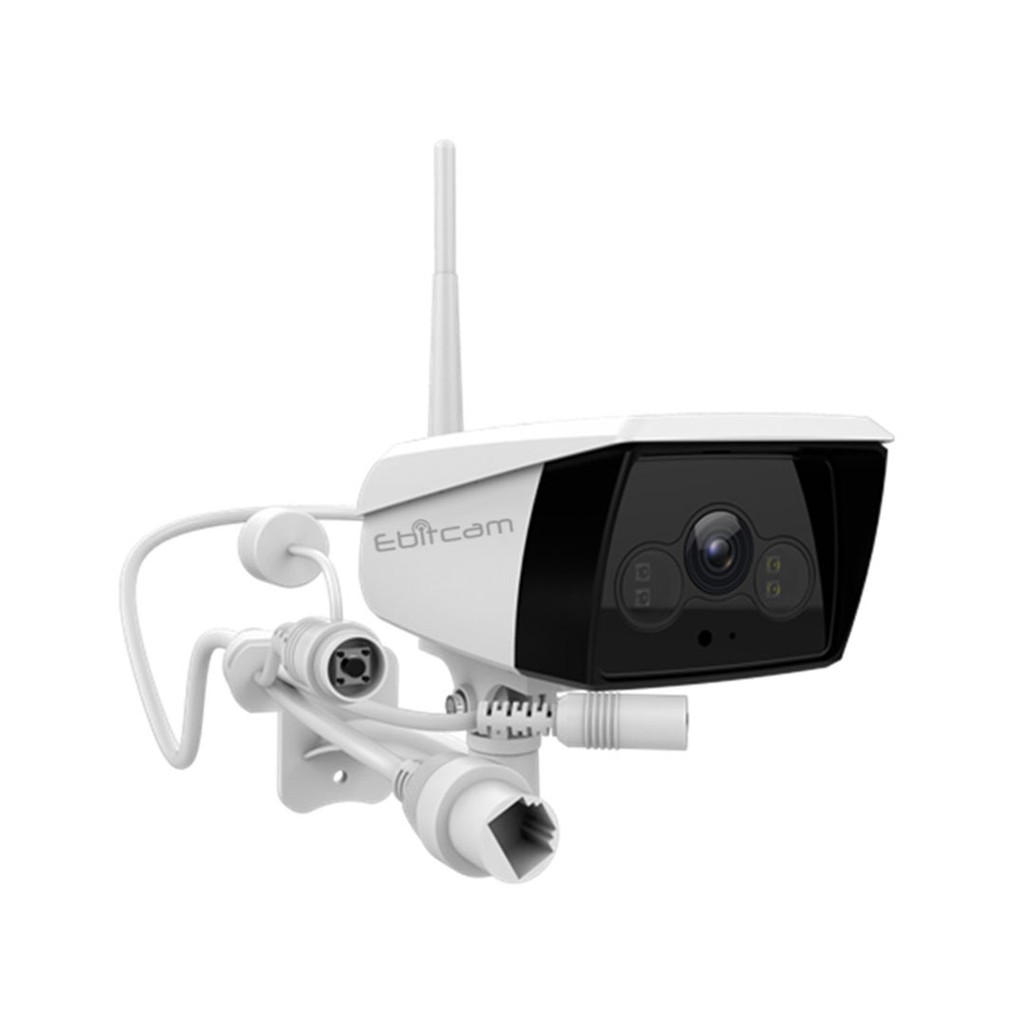 Camera Wifi 2MP ngoài trời EbitCam EB02 1080p Full HD Ánh Sáng Trắng Phát hiện chuyển động
