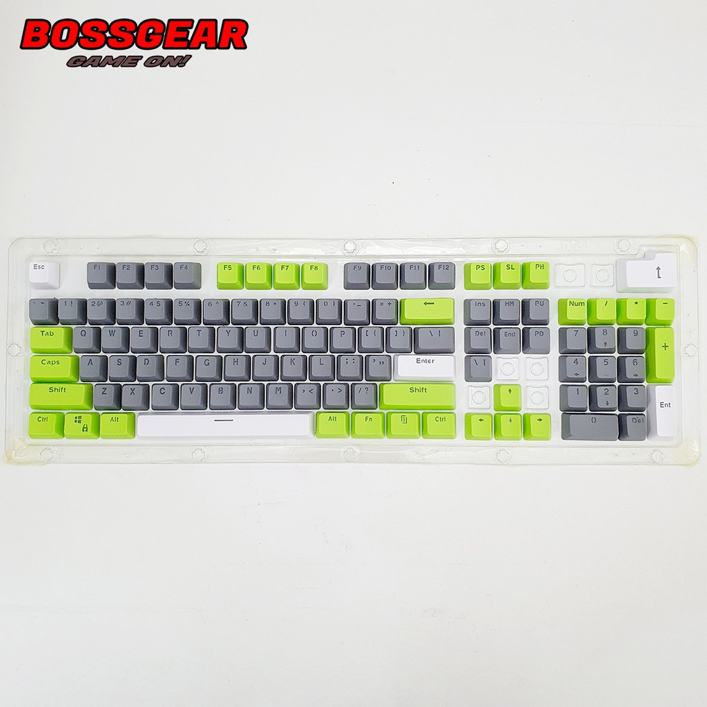 Bộ Keycap PBT 106 BG2-v1 Phím Double Shot Xuyên LED ( OEM Profile, Ansi layout )