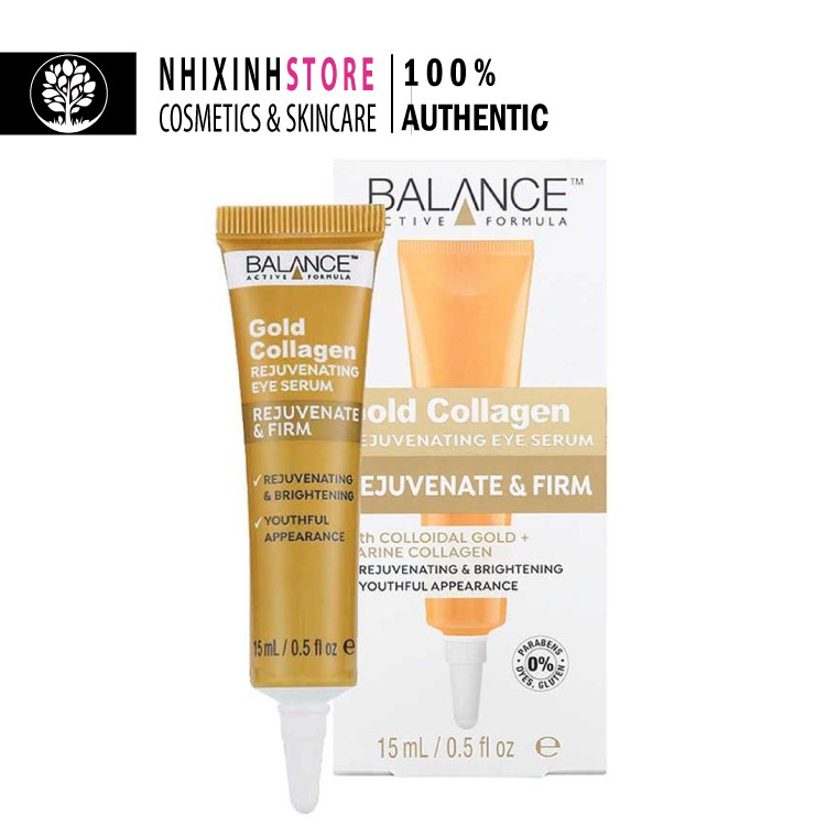 Serum Dưỡng Mắt Balance Gold Collagen