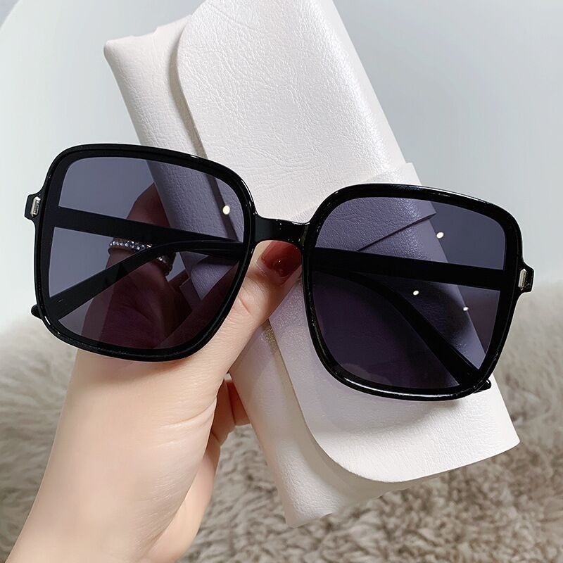 Kính Chống Nắng / Tia UV Gọng Vuông Màu Gradient Thời Trang Mùa Hè Cho Nữ
