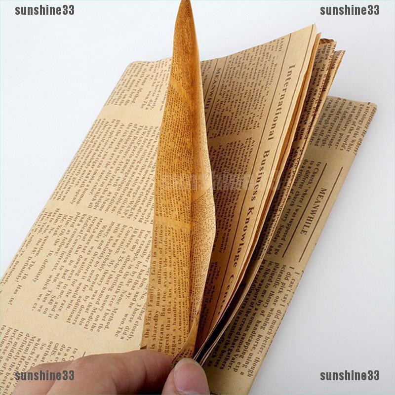 【COD•suns】Wrapping Paper Wrap Gift Wrap Double Sided Christmas Kraft Paper Vin
