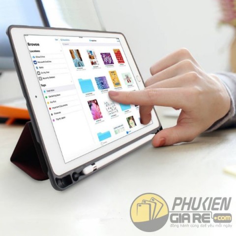 Bao da iPad 2018/ 2017 (9.7) Gen 6 hiệu Mutural chính hãng - Có khay để bút | BigBuy360 - bigbuy360.vn