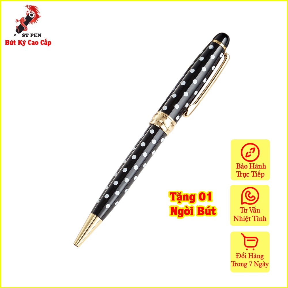 [RẺ VÔ ĐICH] Bút ký giá rẻ D010,bút bi kim loại ngòi 0,5mm,khắc tên in logo theo yêu cầu,tặng 01 ngòi bút - ST PEN