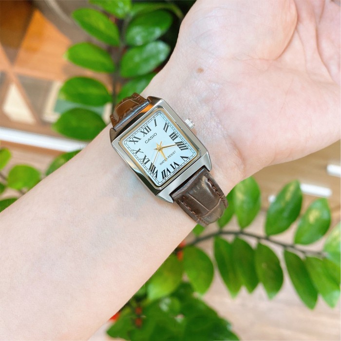 Đồng hồ nữ dây da chính hãng Casio Anh Khuê LTP-v007