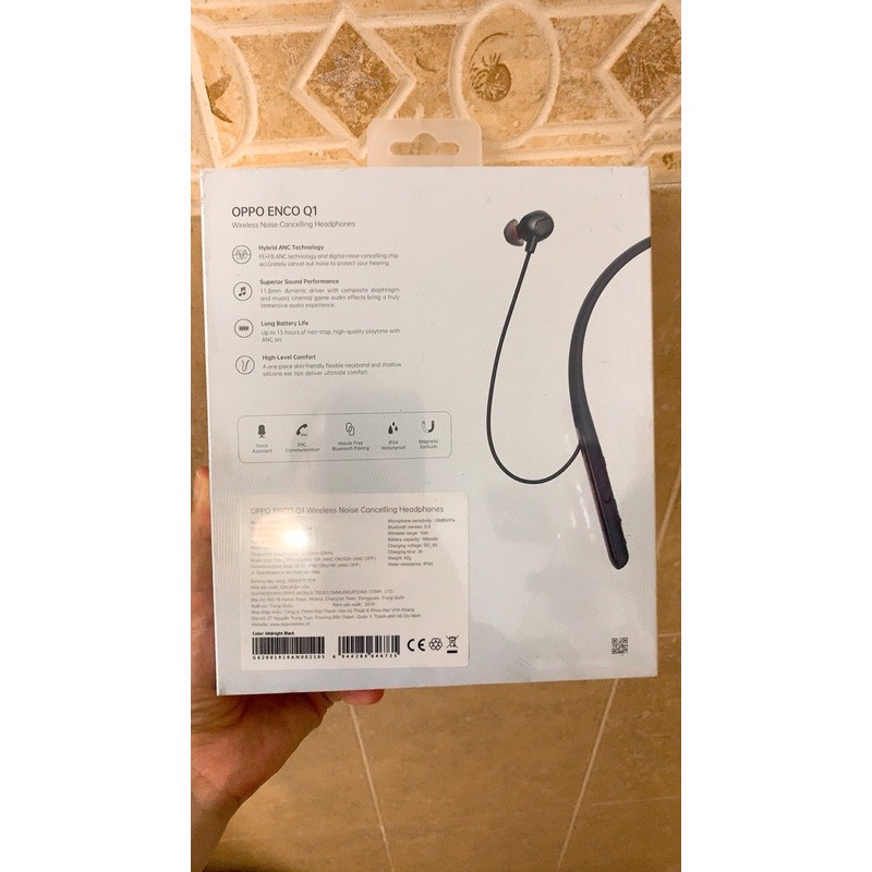 [New full box] -Tai nghe chống ồn không dây sử dụng Bluetooth Oppo Enco Q1 chính hãng Oppo bảo hành 1 tháng