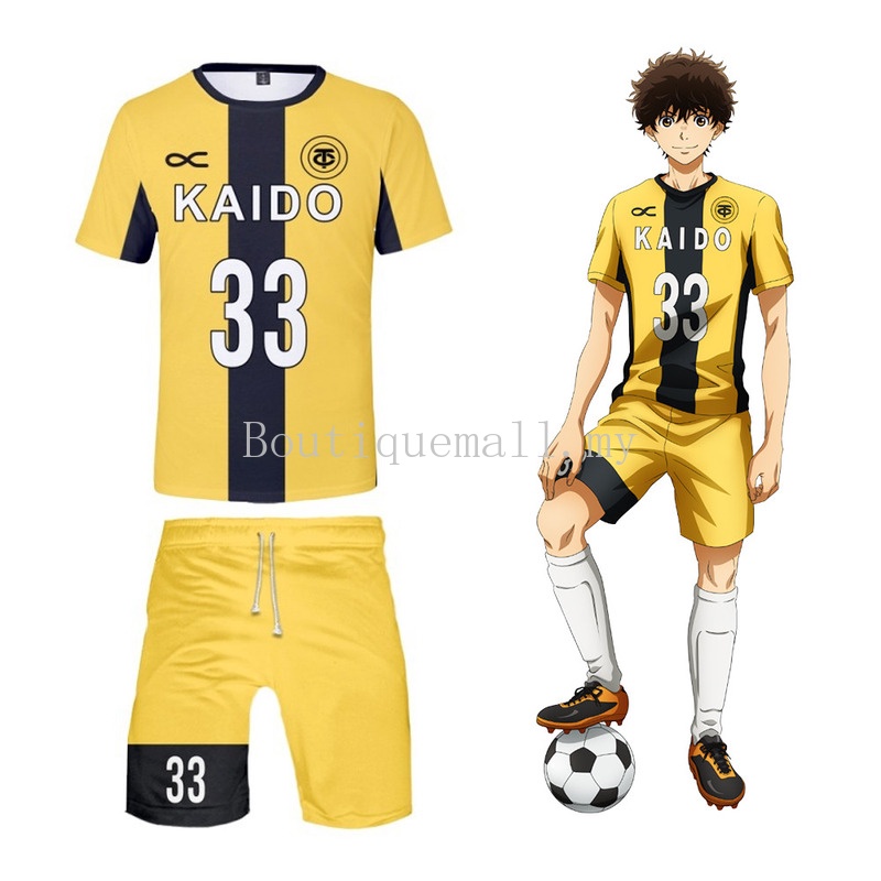 Áo Thun Thể Thao Cosplay Nhân Vật Anime Tokyo City Esperion FC Yuma Motoki Tee A-Team No.33
