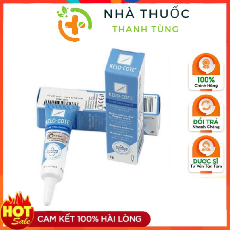 Kelo cote gel -kem ngừa sẹo lồi , sẹo lõm , sẹo phẫu thuật , sẹo lâu năm