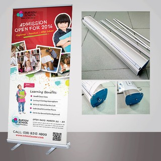STANDEE CUỐN NHÔM CAO CẤP, NẶNG CHẮC CHẮN VÀ BỀN ĐẸP