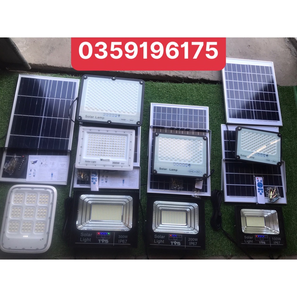 Đèn Năng Lượng Mặt Trời 400w mẫu thấu kính thế hệ mới nhất Chính Hãng TYS chống nước ip67