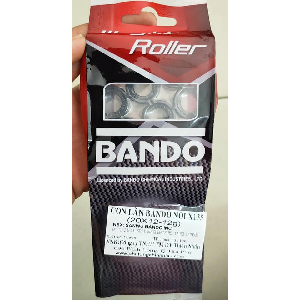 BI NỒI BANDO 12G CHO XE YAMAHA NOUVO LX 135, NOUVO 5, 6, LUVIAS, JANUS