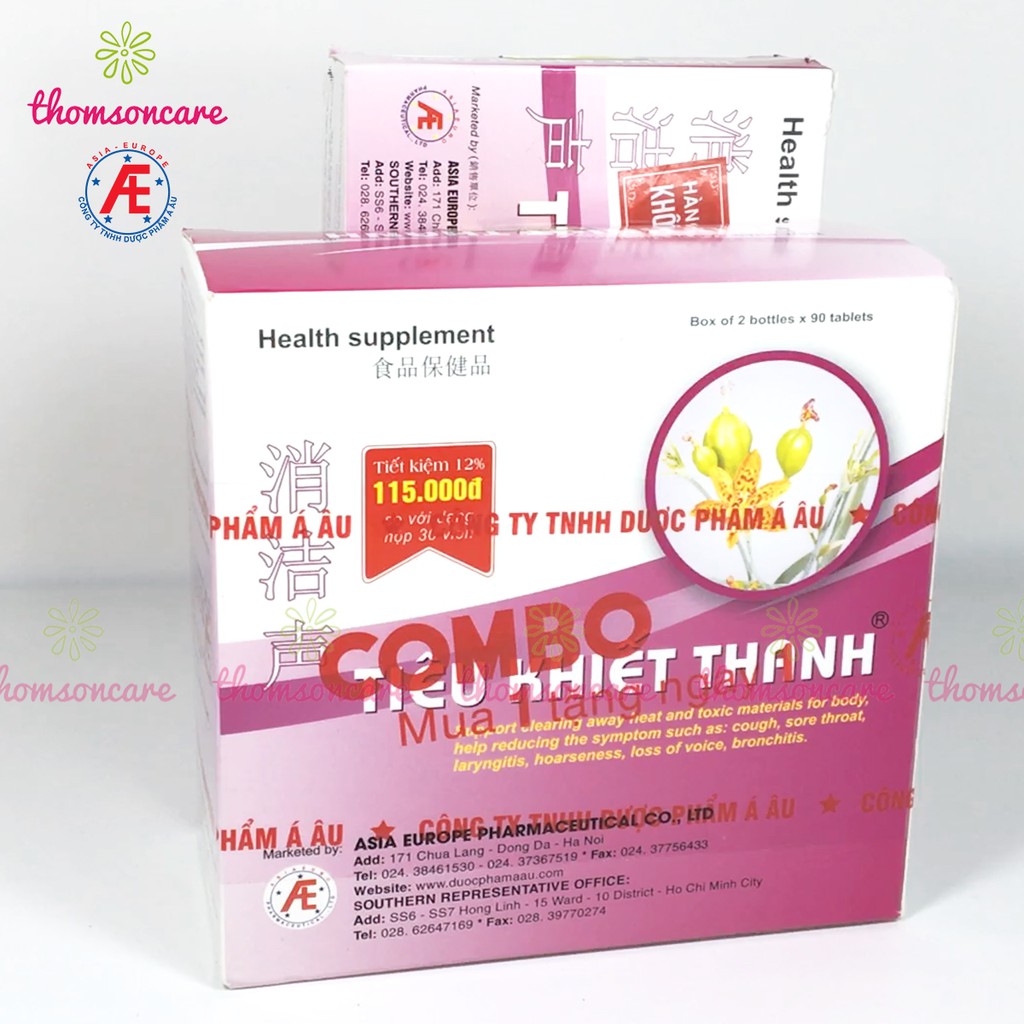 Tiêu khiết thanh - Dạng lọ Mẫu mới tiết kiệm hơn - hỗ trợ giảm khản tiếng, đau họng từ thảo dược