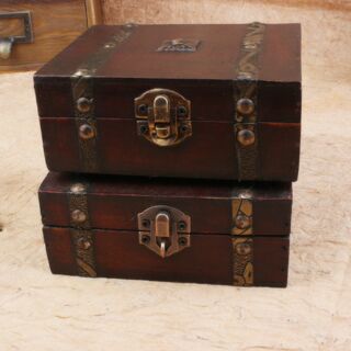 Hộp gỗ cổ trang 13*12*5.4