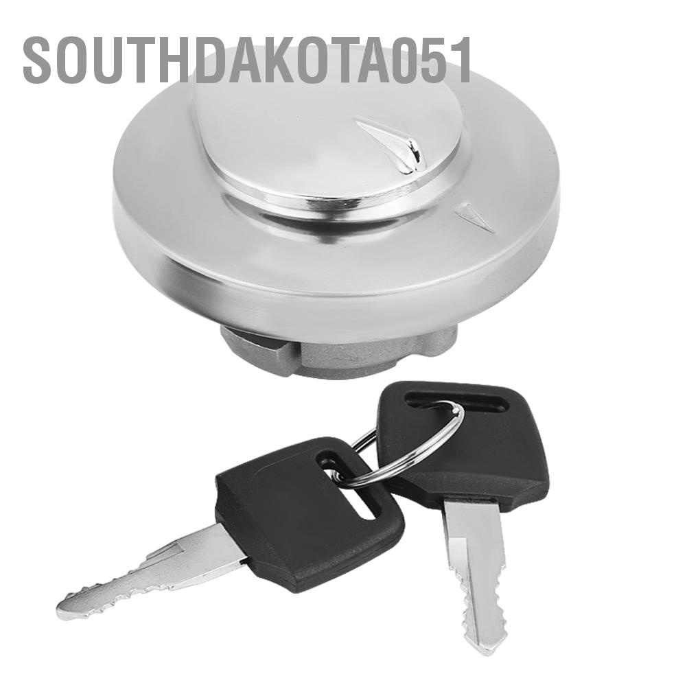 Hàng Sẵn Nắp bình xăng xe máy có 2 chìa khóa Chất Lượng Cao cho Honda Shadow Spirit VT750 DC C2 VLX VT600【Southdakota051】
