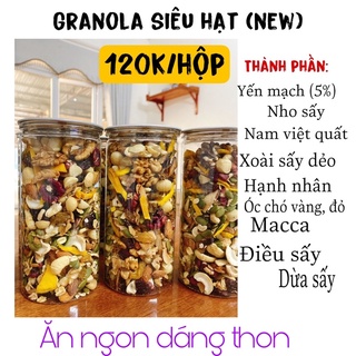Ngũ cốc granola siêu hạt new