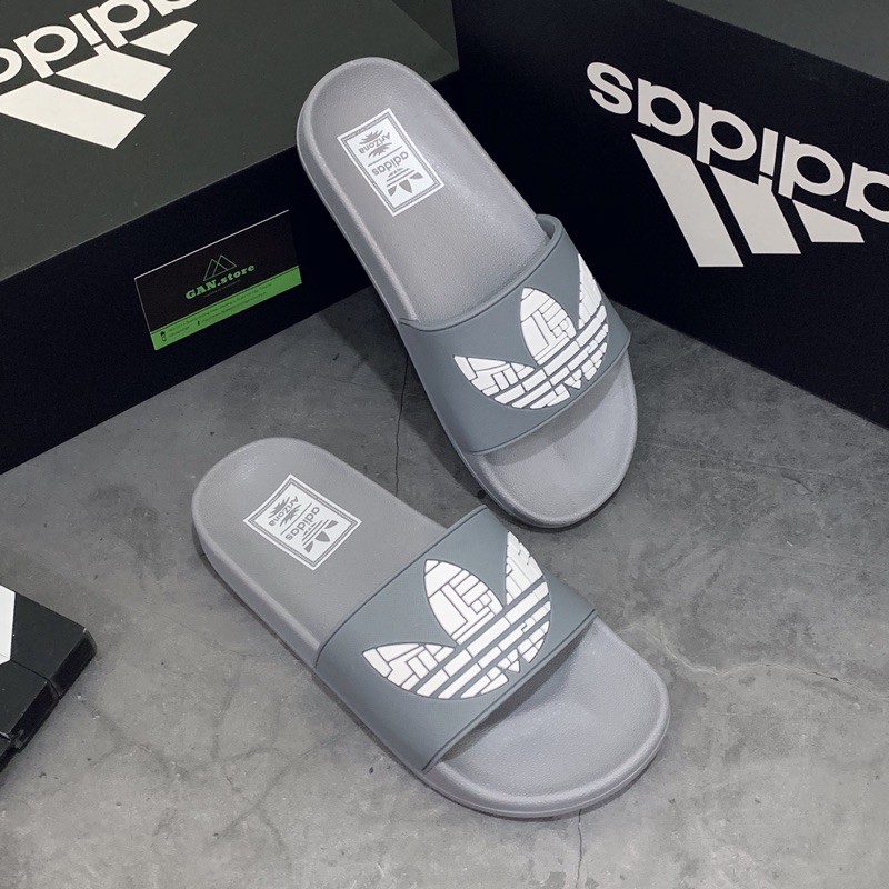 DÉP ADIDAS ADILETTE 3 LÁ XÁM - FULL BOX PU HCM