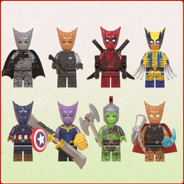 Mô Hình Lego Nhân Vật Siêu Anh Hùng Marvel