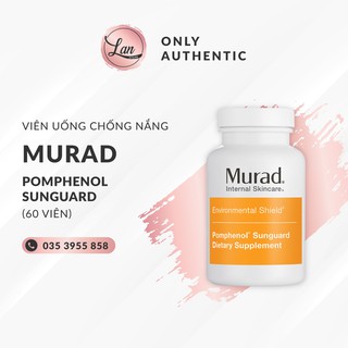 [Chính hãng] Viên Uống Chống Nắng Murad Chiết Xuất Từ Quả Lựu Pomphenol Sunguard Dietary Supplement 60 Viên