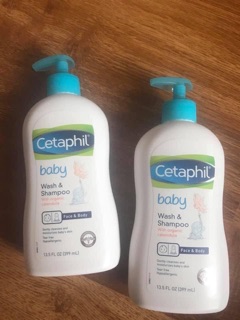 Tắm bé Cetaphil 399ml mẫu mới  (hàng mua từ mỹ)