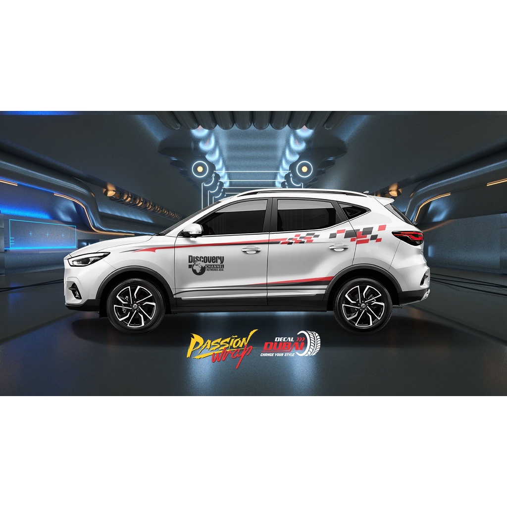 Decal dán xe Mg ZS theo phong cách thể thao