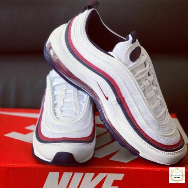 (FULLBOX - TẶNG MÓC KHÓA) giày thể thao AIR MAX 97 red crush trắng vạch đỏ cực đẹp GIẢM GIÁ TẾT 2021