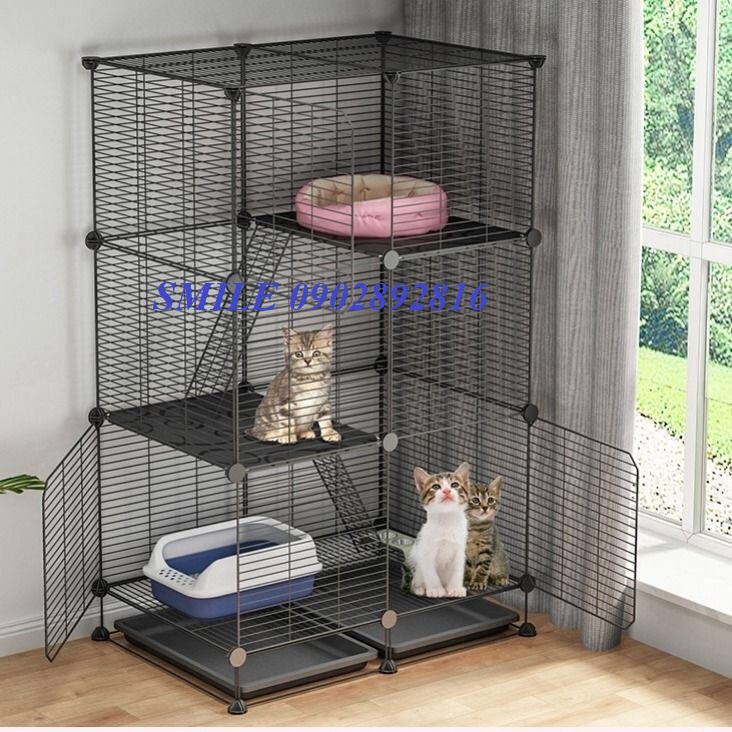 (BÁN THEO COMBO) CHUỒNG THÚ CƯNG LẮP GHÉP NHIỀU KIỂU SIÊU CHẮC CHẮN, CHỊU LỰC TỐT