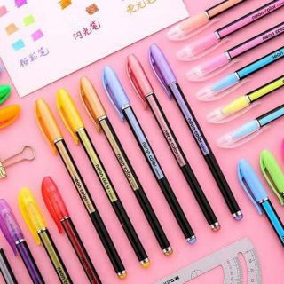 Set 12 bút kim tuyến trang trí neon