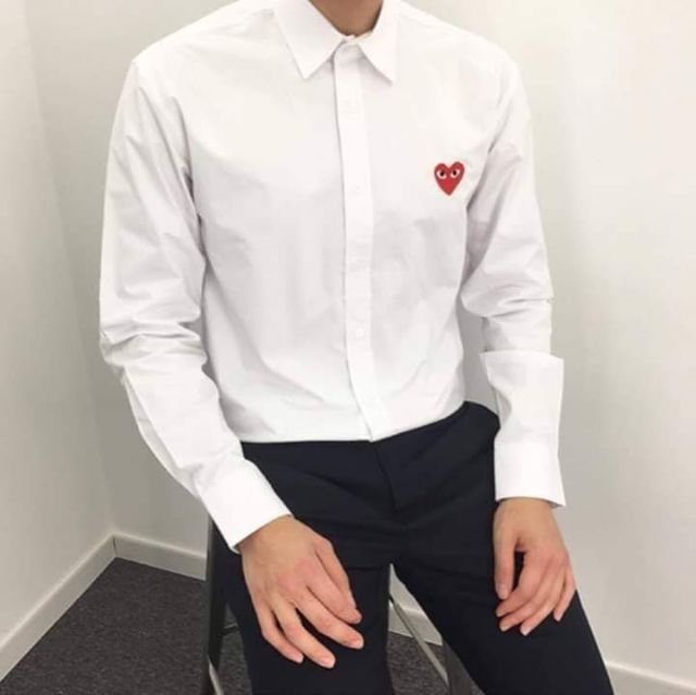 Sơmi tim thêu, sơ mi tim | BigBuy360 - bigbuy360.vn