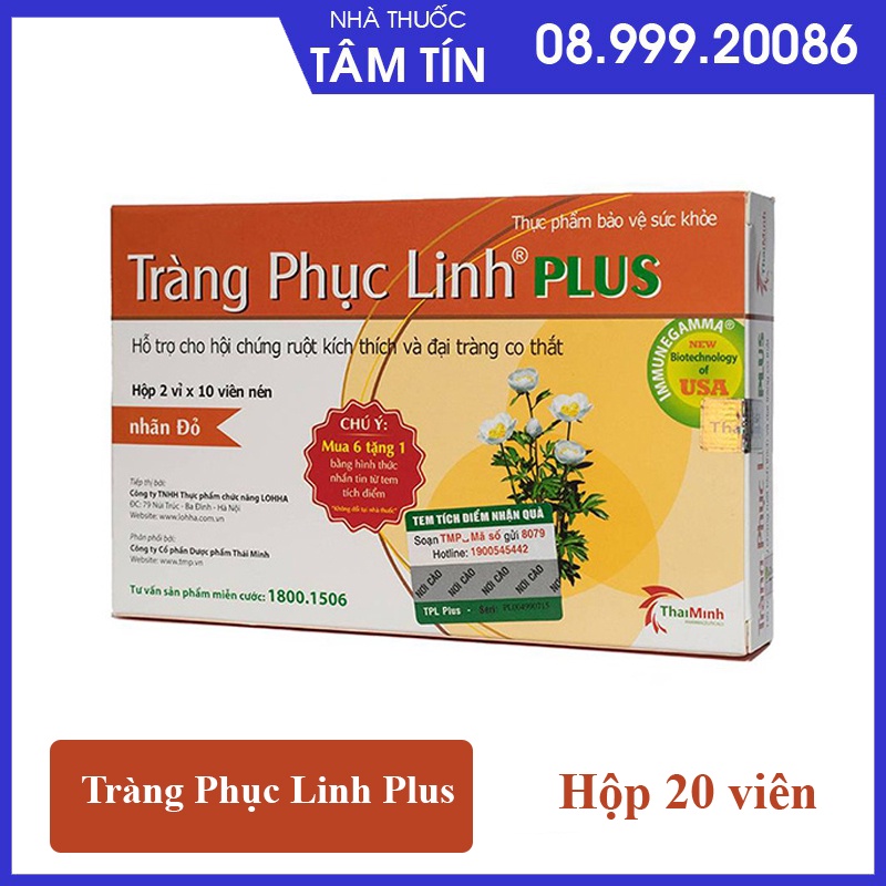 Tràng Phục Linh Plus hộp 20 viên