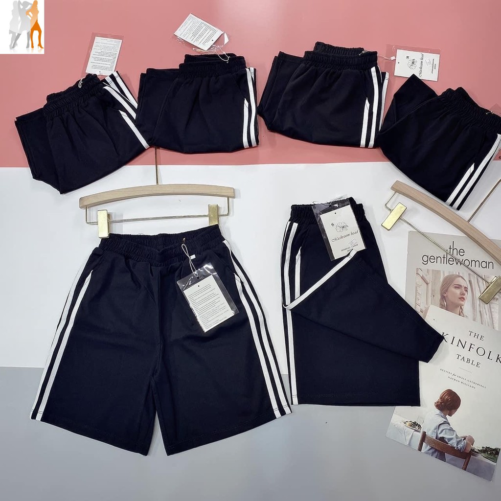 [Có đính kèm video] Quần sooc unisex nam nữ đều mặc được - Chất liệu dầy, min - Không xù - Trùm Chuyên Sỉ  - 02082020611