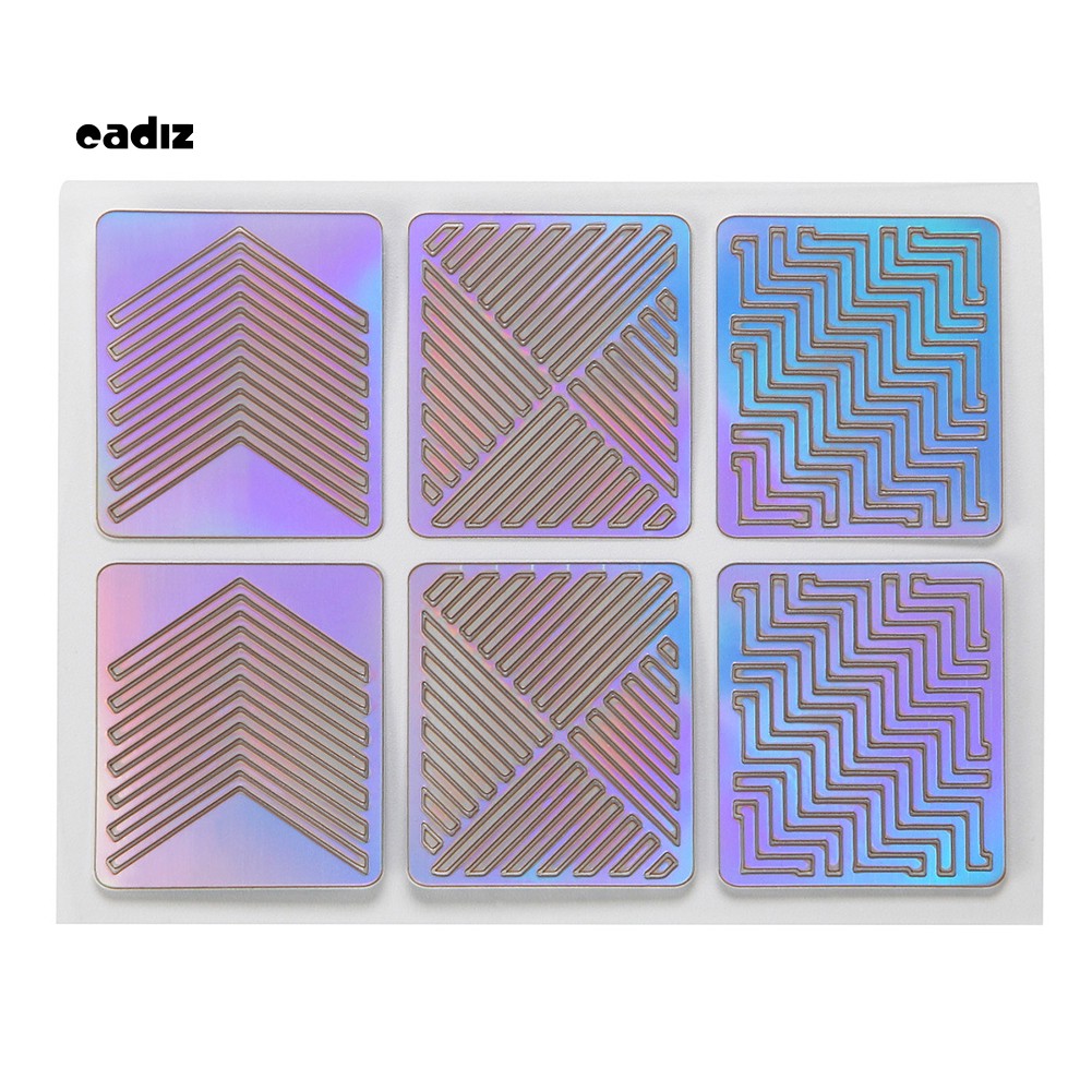 [Hàng mới về] Bộ 12 tờ mẫu in họa tiết trang trí móng tay nghệ thuật