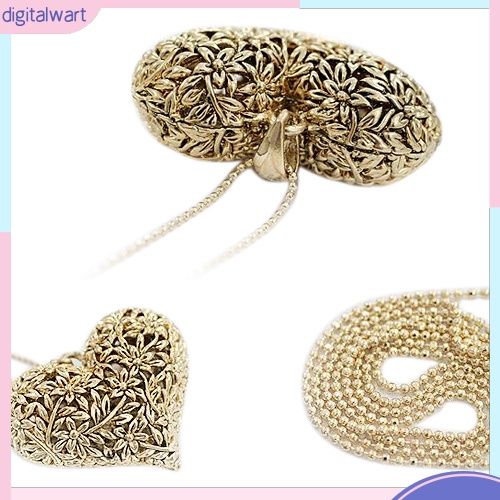 Dây chuyền hợp kim mặt hình trái tim xinh xắn cho nữ