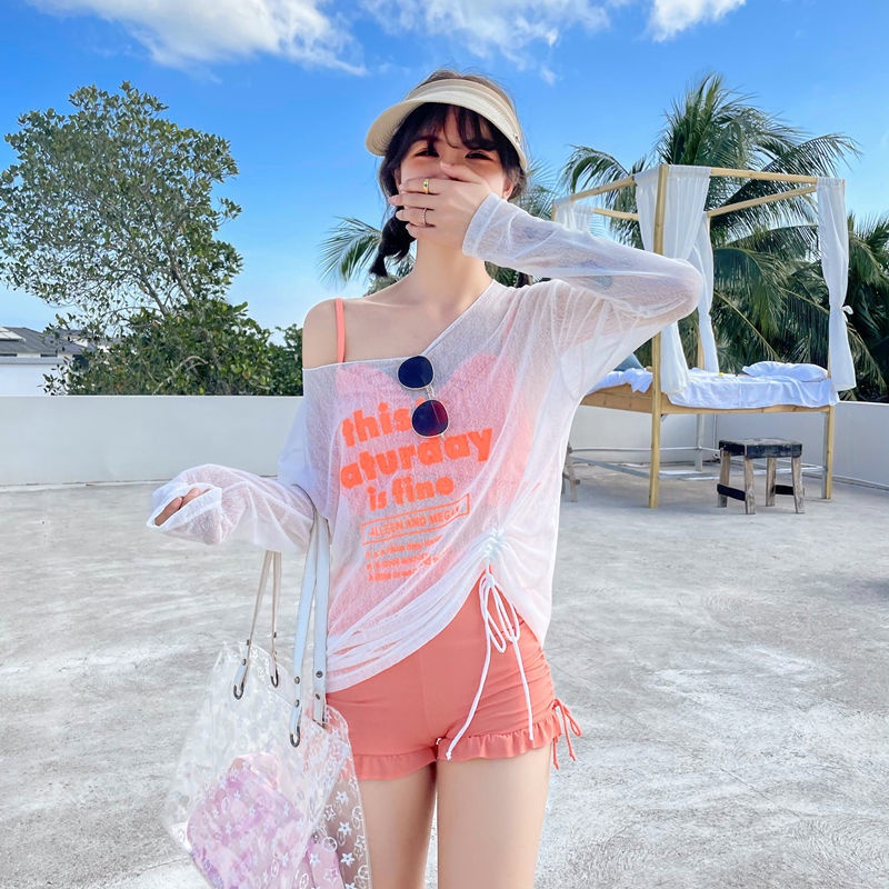 Bộ Đồ Bơi Ba Mảnh Phong Cách Hàn Quốc Cho Nữ Sinh